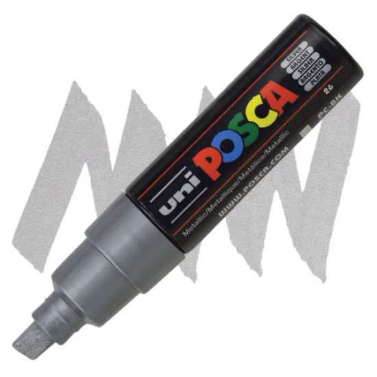 ΜΑΡΚΑΔΟΡΟΣ POSCA PC-8K ΑΣΗΜΙ ΜΑΡΚΑΔΟΡΟΣ POSCA PC-8K ΑΣΗΜΙ